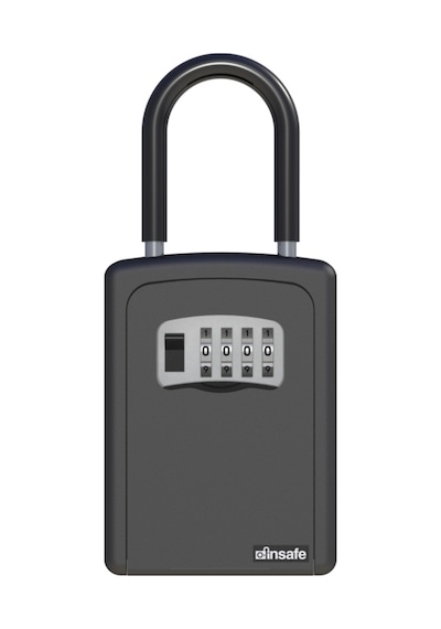 İnsafe Isc802Key Şifreli Çelik Kasa Anahtar Kasası Kutusu Siyah