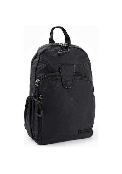 Baginn Unisex Sırt Çantası Paraşüt Kumaş Hafif Çok Cepli Yağmur İtici Kumaş 32 22 Cm 571 Collection Siyah