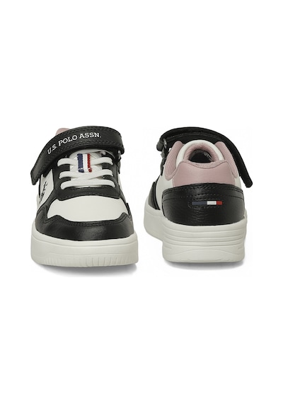 U.s. Polo Assn. Coster Jr 6fx Beyaz Kız Çocuk Sneaker Beyaz-sıyah-pudra
