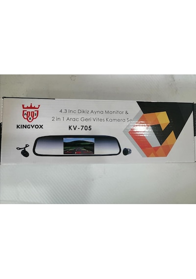 Kingvox Kv-705 4.3" Dikiz Ayna Monitör 2 in 1 Araç Geri Vites N11.265