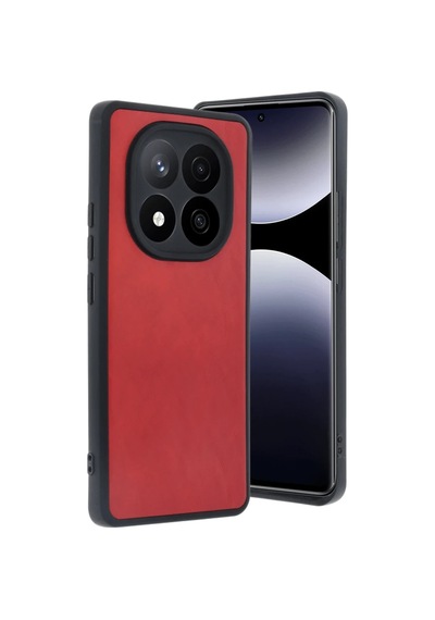 Xiaomi Redmi Note 14 Pro 4g Kılıf Aras Deri Kapak - Kırmızı 0.2M-Çok Renkli