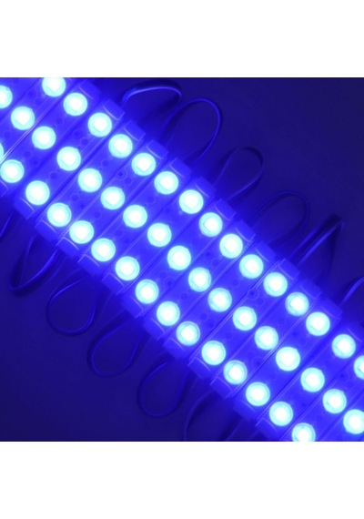 10 Adet 5 Watt Mavi Işık Ip65 Modül Led, 10 Adet Magnetli, Çok Kaliteli Kırmızı Işık Modül Led Mavi