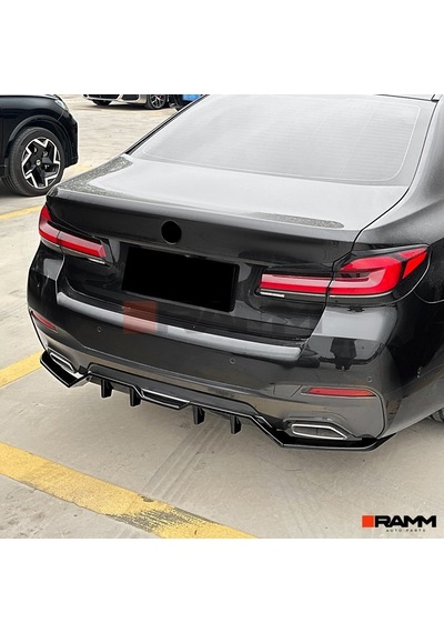 Bmw G30 Serisi - G30 Lcı M Sport Difüzör Parlak Siyah