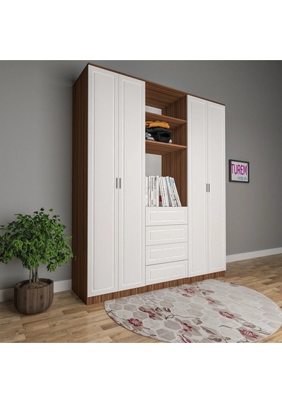 Loft Style Gardırop Suntalam Sis Gri