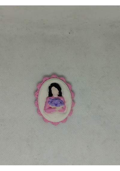 Çiçekli Anne Magnet Pembe
