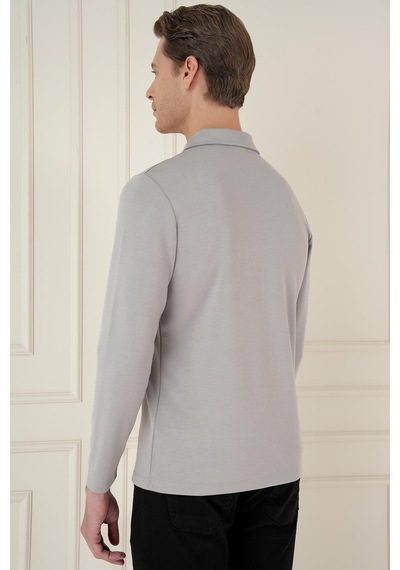 Efor Ts 893 Slim Fit Spor T-shirt Gri