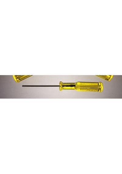 3x80mm Düz Tornavida Sarı Hak-san