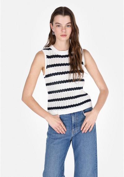 Colin's Colins Slim Fit Kadın Beyaz Kazak Cl1072883 Cl1072883 Q1.v1 Wht Beyaz