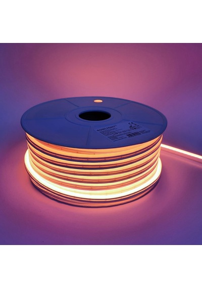 Sunlight Neon 12V Hortum Şerit Led 50 Metre Amber