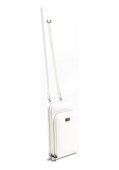 Silver Polo Sp1011 Kadın Telefon Çantası Düz Beyaz-beyaz