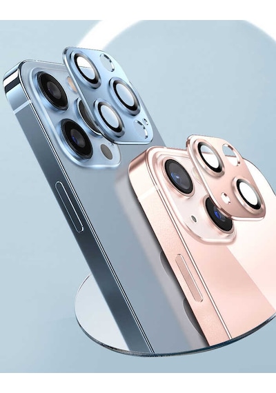 Apple Uyumlu iPhone 14 Pro Max Zore Cl-03 Kamera Lens Koruyucu Mor