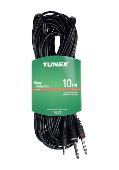 Luxury, 3,5 Mm Stero Erkek 2x6,3 Mm Mono Erkek 10 Metre