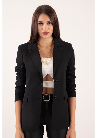 Belamore Siyah Vatkalı Astarlı Blazer Ceket 0105110.01