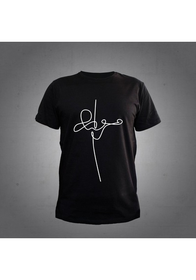 Herşey Nota Keman Siyah Tshirt Unisex 001