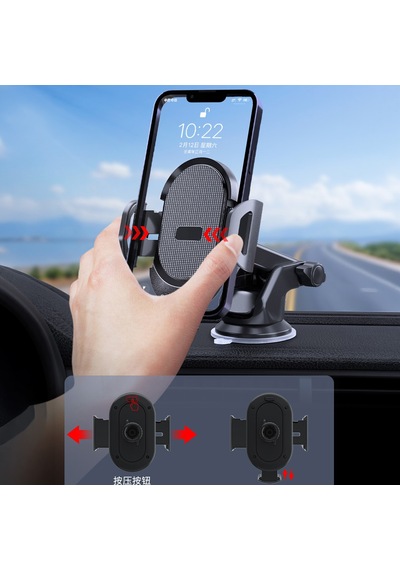 Araç İçi Telefon Tutucu Vantuzlu Teleskopik Kollu 360 Döner Cam Ve Torpido Uyumlu Telefon Standı