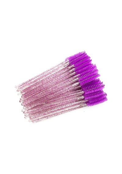 Tek Kullanımlık Kirpik Fırçaları Kirpik Uzatma Araçları Kaş Fırçası Maskara 50pcs Pink