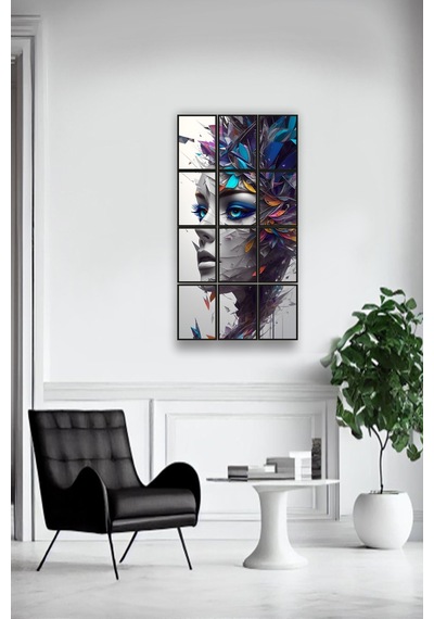 12 Parça Renkli Güzel Kadın Çerçeve Görünümlü Mdf Tablo Duvar Süsü Hediyelik Eşya 45cm X 85cm Renkli - 602507761 Renkli 12 Parça Renkli Güzel Kadın Çerçeve Görünümlü Mdf Tablo Duvar Süsü Hediyelik Eşya 45cm X 85cm Renkli - 602507761 Renkli