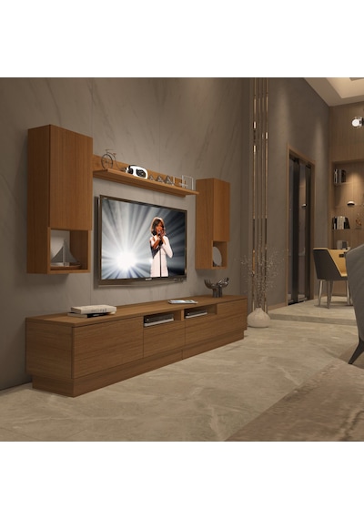 Decoraktiv Trendstyle 5220das Mdf Tv Ünitesi Tv Sehpası Ceviz