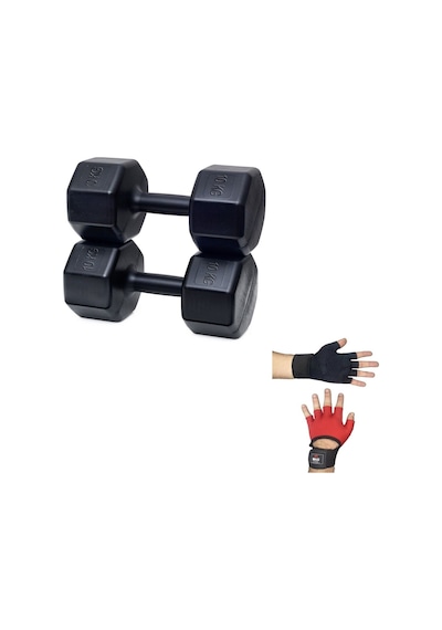 Ps Spor 10 Kg Dambıl X 2 Adet Ve Body Eldiveni