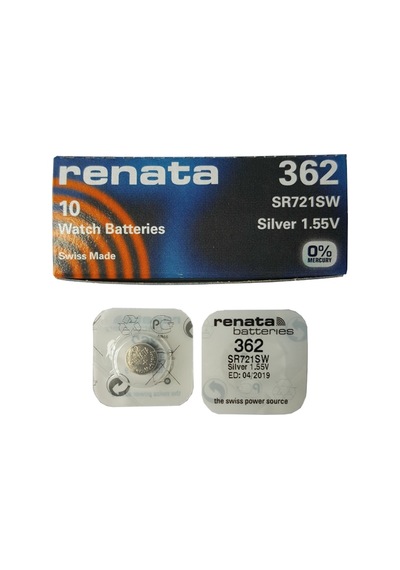 Renata 362 SR721SW 1.55V Saat Pili 10'lu