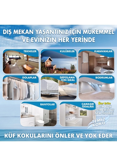 Starbrite - No Damp Asılabilir Nem Alıcı 450 G : Teknede Ve Kapalı Alanlarda Rutubete, Küf Kokusuna Ve Paslanmaya Son