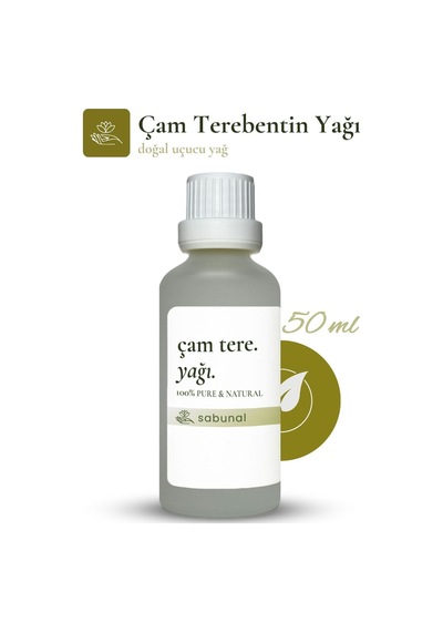 Sabunal Çam Terebentin Yağı 50 ML - Saç ve Cilt Bakımı - Aromaterapi Uçucu Yağ