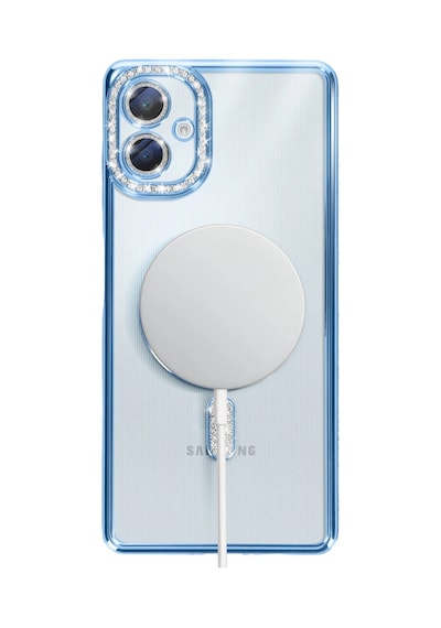 Galaxy A06 Joke Simli Magneticsafe Kılıf - Mavi