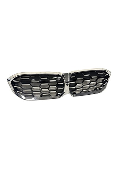 Autogp Bmw G20 Lci Diamond Ön Panjur Izgara Böbrek Seti Silver 2021+ Tk 31-05-g20.2-dia