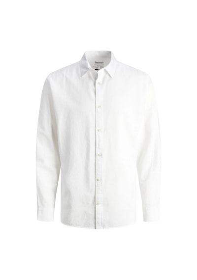 Jack & Jones Jjesummer Erkek Keten Gömlek Beyaz 12248384 Beyaz