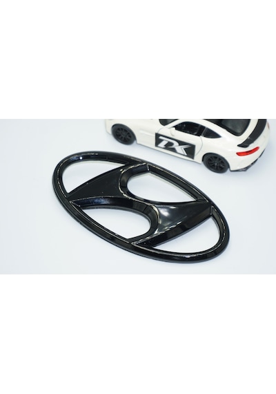 Dk Tuning İ20 Parlak Siyah Ön Panjur Logo Hyundai İle Uyumlu