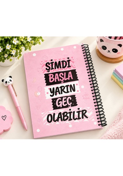 Planlayıcı & Konuşan Ajanda Haftalık Planlayıcı Spiralli Renkli Ajanda Not Defteri Karışık/çok Renkli