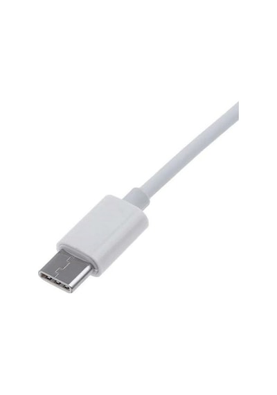 Ayex TYP-C İçin Kulaklık ve Mikrofon Adaptörü Beyaz 3.5 MM