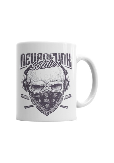 Skull Soldier Soldado Kupa Bardak Porselen Karışık