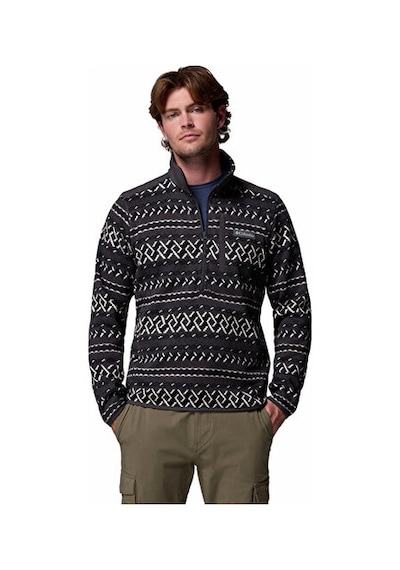Columbia Erkek Outdoor Çeyrek Fermuarlı Polar Üst 2097741012 Siyah Siyah