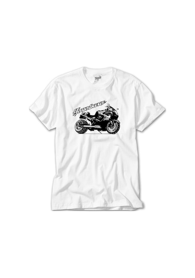 Suzuki Hayabusa Beyaz Tişört Beyaz