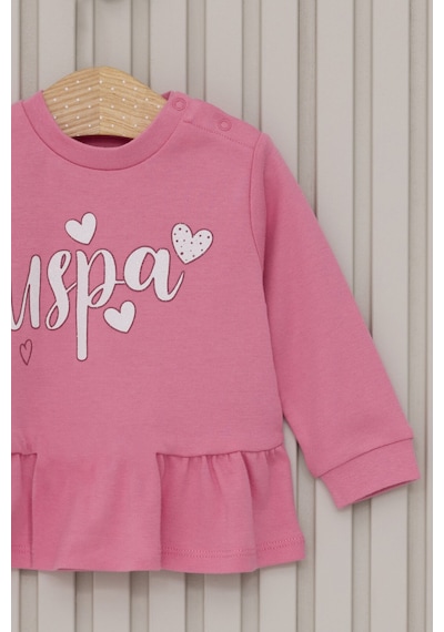 U.S. Polo Assn. Kız Bebek Pembe Takım Usb2139-c-v1 Pembe