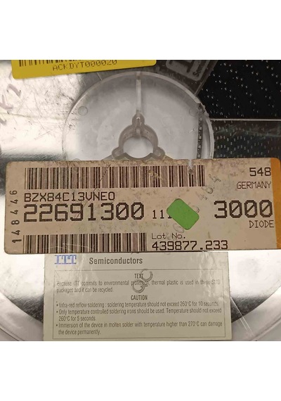 Bzx84c13vneo 13v 250mw Sot23 Itt Zener Diyot 400 Adet