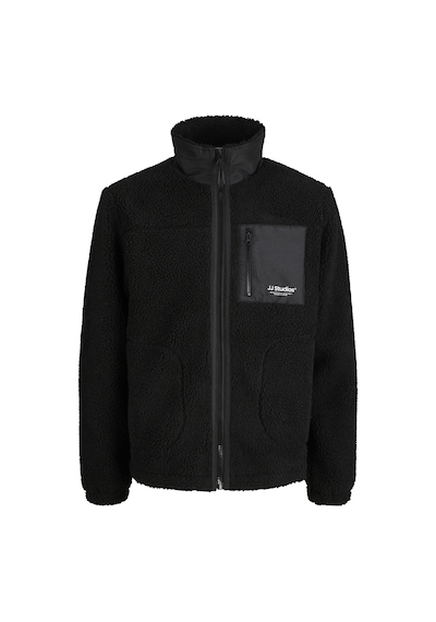 Jack & Jones Erkek Yüksek Dik Yaka Teddy Ceket - Soho - 12299491 Siyah