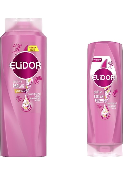 Elidor Superblend Macamadia Yağı Keratin Şampuan+Krem 2'li Set