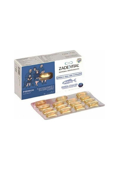 Zade Vital Omega 3 Balık Yağı Premium 60 Kapsül