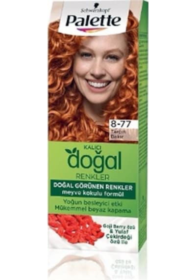 Palette Kalıcı Doğal Renkler Saç Boyası 8.77 Tarçın Bakır