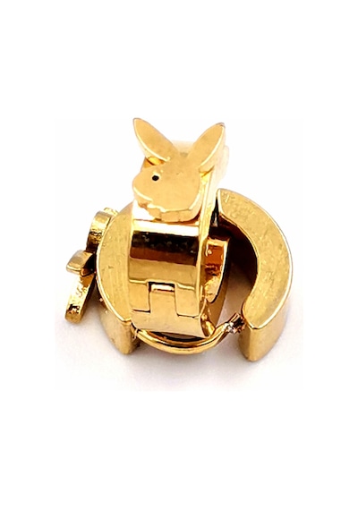 316 L Çelik Gold Renk Unisex Figürlü Küpe Gold