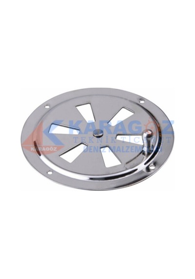 KROM YUVARLAK KELEBEK HAVALANDIRMA 100mm