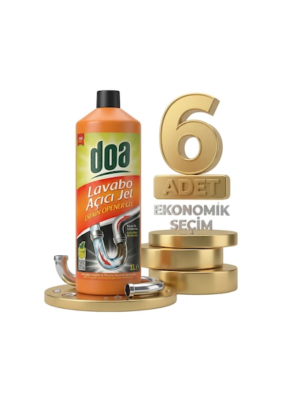 Doa Lavabo Açıcı Jel 6x1000 Ml