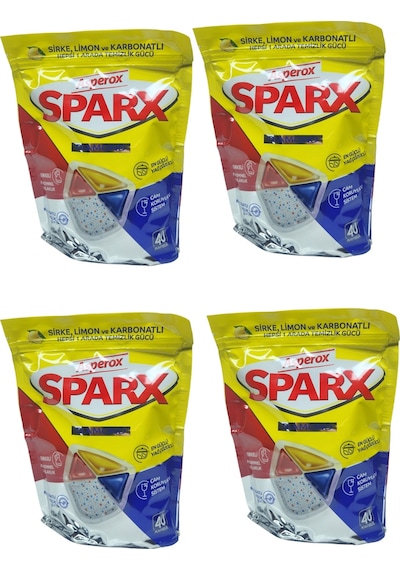 Sparx Dıamond 40'lı Bulaşık Kapsül X 4adet