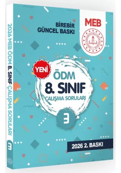 2026 LGS 8.sınıf Meb Çalışma Soruları Soru Bankası 6lı Modül Set Ödm Çalışma Kitapları Baskı Ücreti