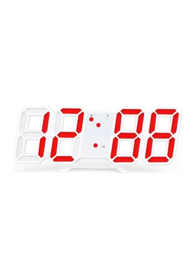 Kırmızı Led Dijital Dekoratif Masa Veya Duvar Saati Diğer