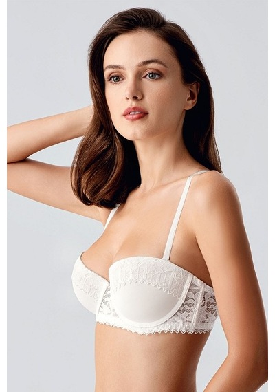 New Bra 33-8370 Desteksiz Sütyen ekru