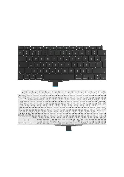 Apple Uyumlu MacBook Air Mwtk2ll/a, Mwtk2tu/a, Mwtl2ll/a, Mwtl2tu/a Klavye Tuş Takımı Siyah Türkçe