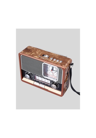 Nostaljik Radyo Şık Dekoratif Tasarım Ve Güvenli 2 Yıl  Çok Renkli